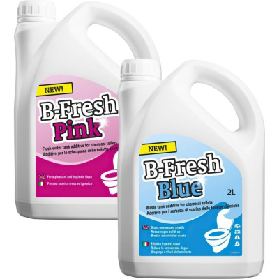 Комбо-комплект жидкостей THETFORD B-FRESH BLUE (2л) + B-FRESH PINK (2л)